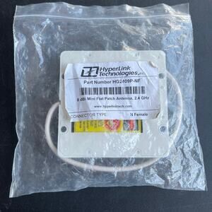 NEW Hyperlink 8 dBi Mini Flat Patch Antenna 2.4 GHz